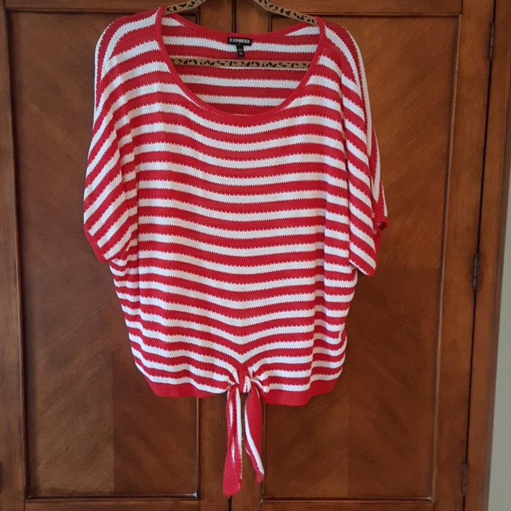 Express sweater tee